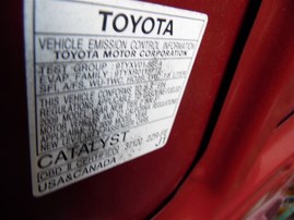 2009 TOYOTA COROLLA LE RED 1.8 AT Z19749